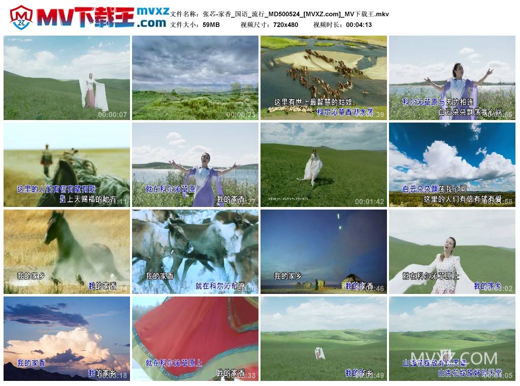 张芯-家香_国语_流行_MD500524